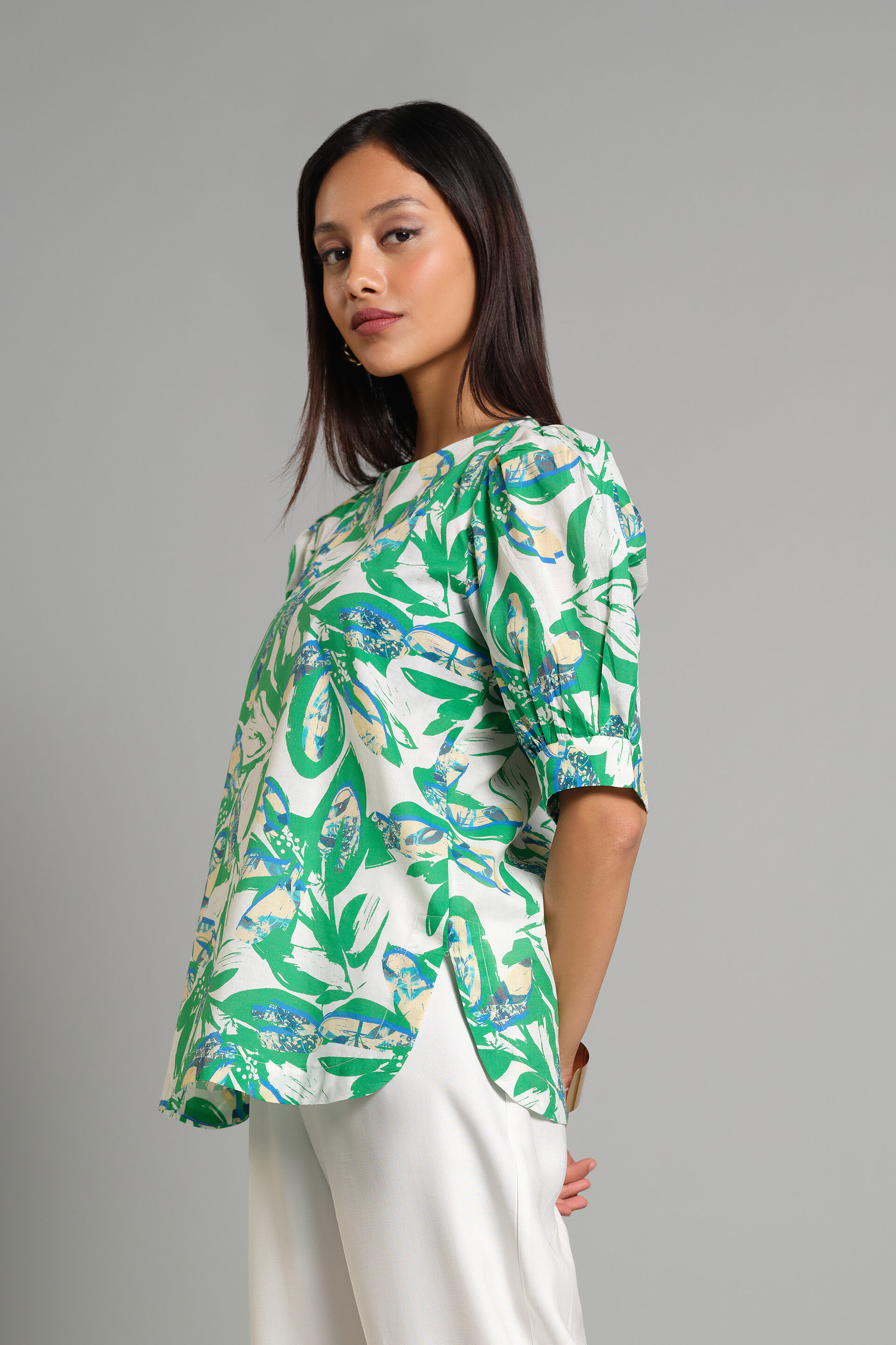Leaf Love Top, Green, image 3